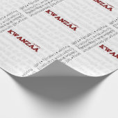 Papier Cadeau Joyeux Kwanzaa (Coin)