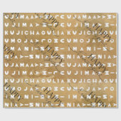 Papier Cadeau Joyeux Kwanzaa (Plat)