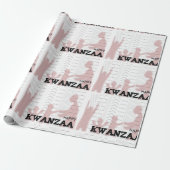 Papier Cadeau Joyeux Kwanzaa (Déroulé)