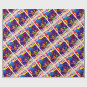 Papier Cadeau Joyeux Kwanzaa (Plat)