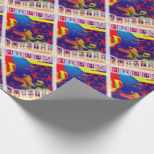 Papier Cadeau Joyeux Kwanzaa (Coin)