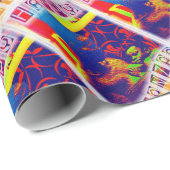 Papier Cadeau Joyeux Kwanzaa (Coin rond)