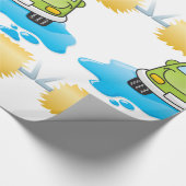 Papier Cadeau Joyeux lavage de voiture (Coin)