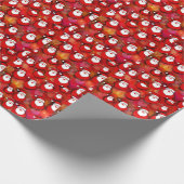 Papier Cadeau Joyeux Motif du Père Noël (Coin)
