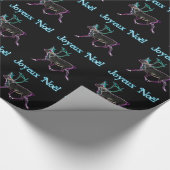 Papier Cadeau Joyeux Noё l - Caribou électrique (Coin)