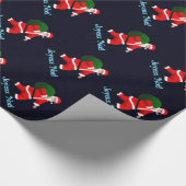 Papier Cadeau Joyeux Noё l - Père Noël (Coin)