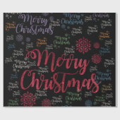 Papier cadeau Joyeux Noël (Plat)