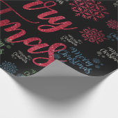 Papier cadeau Joyeux Noël (Coin)