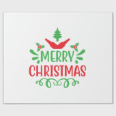 Papier Cadeau Joyeux Noël (Plat)