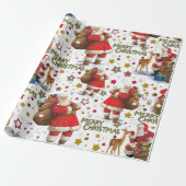 Papier Cadeau Joyeux Noël (Déroulé)