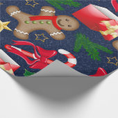 Papier Cadeau Joyeux Noël (Coin)