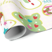 Papier Cadeau Joyeux Noël (Coin rond)