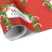 Papier Cadeau Joyeux Noël (Coin rond)