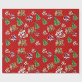 Papier Cadeau Joyeux Noël (Plat)