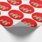 Papier Cadeau Joyeux Noël (Coin)