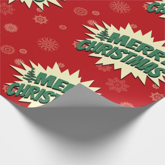 Papier Cadeau Joyeux Noël (Coin)