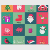 Papier Cadeau Joyeux Noël (Plat)