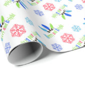 Papier Cadeau Joyeux Noël (Coin rond)