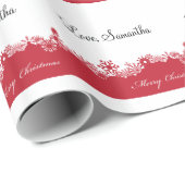 Papier Cadeau Joyeux Noël (Coin rond)