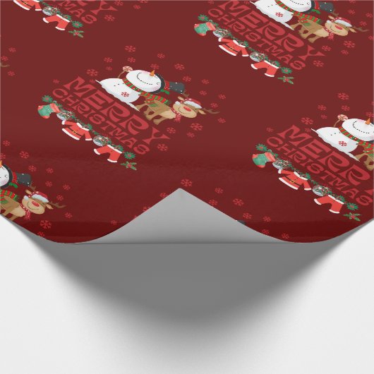 Papier Cadeau Joyeux Noël (Coin)