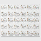 Papier Cadeau Joyeux Noël (Plat)