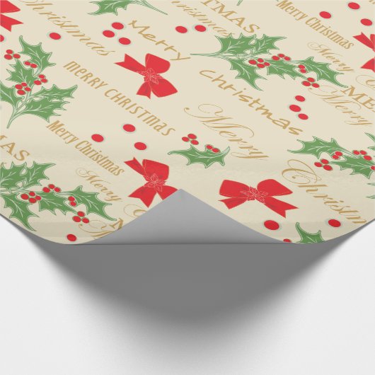 Papier Cadeau Joyeux Noël (Coin)