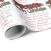 Papier Cadeau Joyeux Noël (Coin rond)