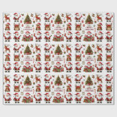Papier Cadeau Joyeux Noël (Plat)