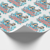 Papier Cadeau Joyeux Noël (Coin)