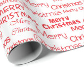 Papier Cadeau Joyeux Noël (Coin rond)