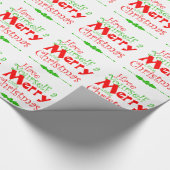 Papier Cadeau Joyeux Noël (Coin)