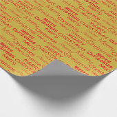 Papier Cadeau Joyeux Noël (Coin)