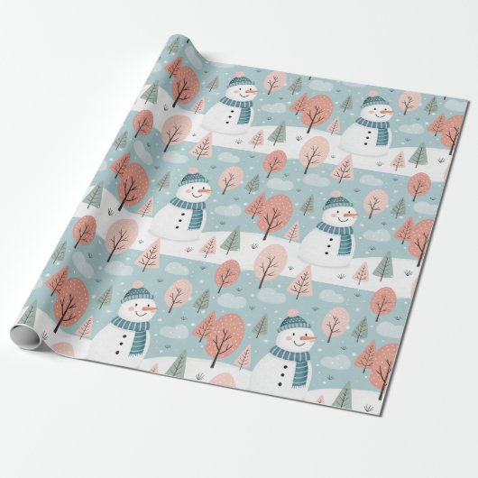 Papier Cadeau Joyeux Noël (Déroulé)