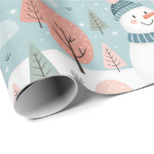 Papier Cadeau Joyeux Noël (Coin rond)