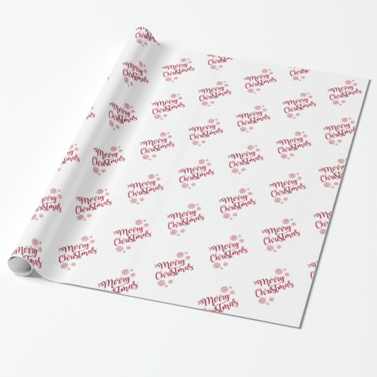 Papier Cadeau Joyeux Noël (Déroulé)