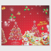 Papier Cadeau Joyeux Noël (Plat)