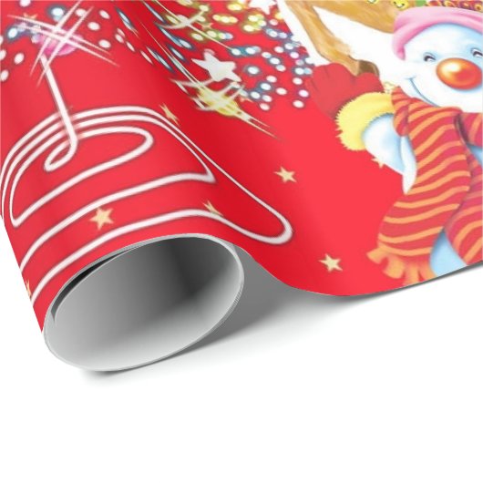 Papier Cadeau Joyeux Noël (Coin rond)