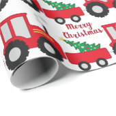 Papier Cadeau Joyeux Noël (Coin rond)