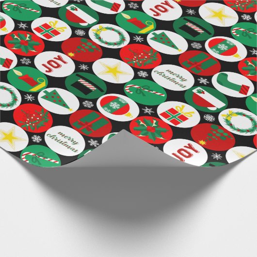 Papier Cadeau Joyeux Noël (Coin)