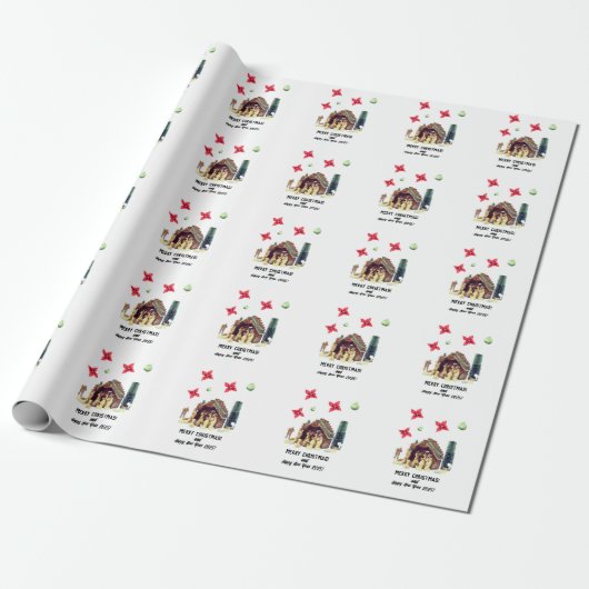 Papier Cadeau Joyeux Noël ! (Déroulé)