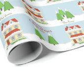 Papier Cadeau Joyeux Noël (Coin rond)