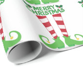 Papier Cadeau Joyeux Noël (Coin rond)