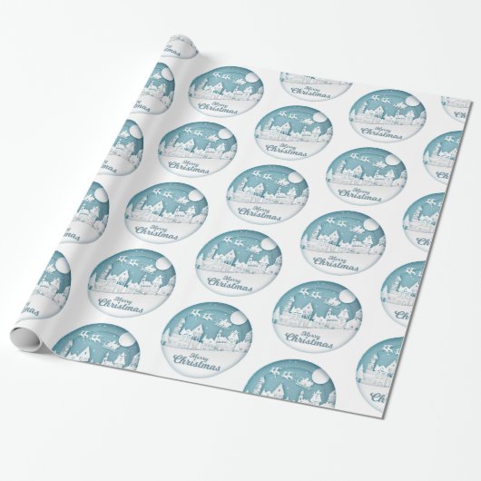 Papier Cadeau Joyeux Noël (Déroulé)