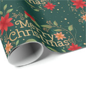 Papier Cadeau Joyeux Noël (Coin rond)