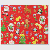 Papier Cadeau Joyeux Noël (Plat)