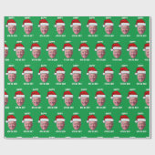 Papier Cadeau Joyeux Noël 4 juillet Joe Biden (Plat)