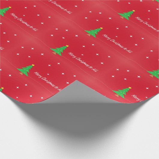 Papier Cadeau Joyeux Noël à tous (Coin)