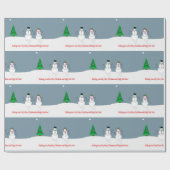 Papier Cadeau Joyeux Noël à tout le papier (Plat)