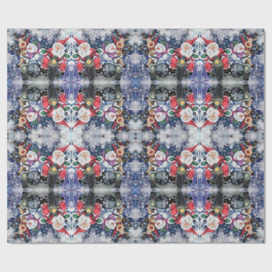 Papier Cadeau Joyeux Noël amis Drôle Papier enveloppant cadeau (Plat)