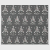 Papier Cadeau Joyeux Noël Arbre de Noël (Plat)